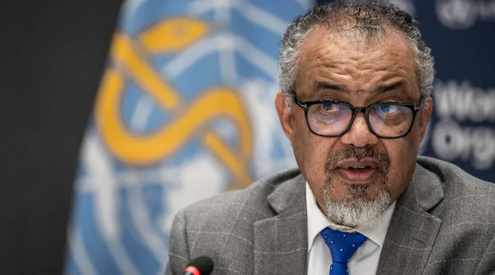 مدير «منظمة الصحة العالمية» تيدروس أدهانوم غيبريسو (أ.ف.ب)