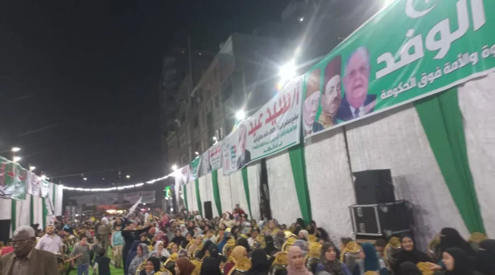 جانب من انتخابات حزب «الوفد» التي فاز فيها السيد البدوي (صفحة الحزب)