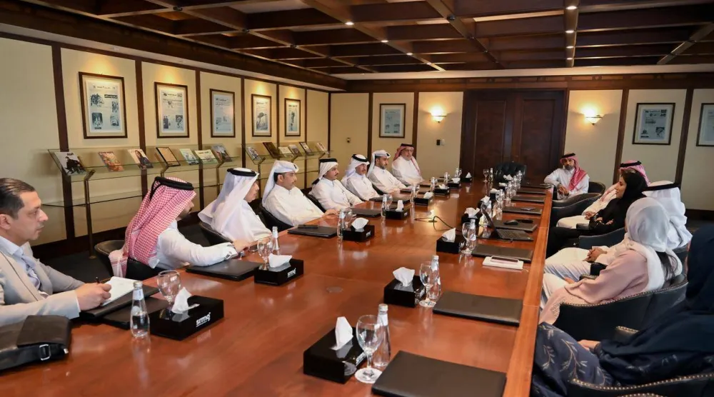 بحث الطرفان خلال اللقاء أوجه التعاون الإعلامي والابتكار الرقمي (SRMG)