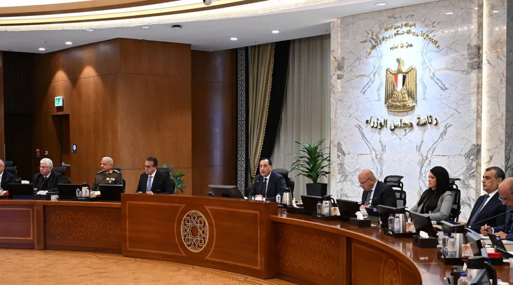 اجتماع لمجلس الوزارء المصري في نهاية يناير الماضي (مجلس الوزراء)