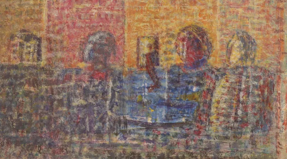 البناء البصري هو نتيجة زمن طويل من الاشتغال (لوحات محمود أمهز)