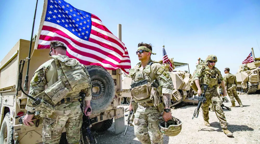 قوات أميركية بريف الرميلان بمحافظة الحسكة شرق سوريا يونيو 2023 (أ.ف.ب)