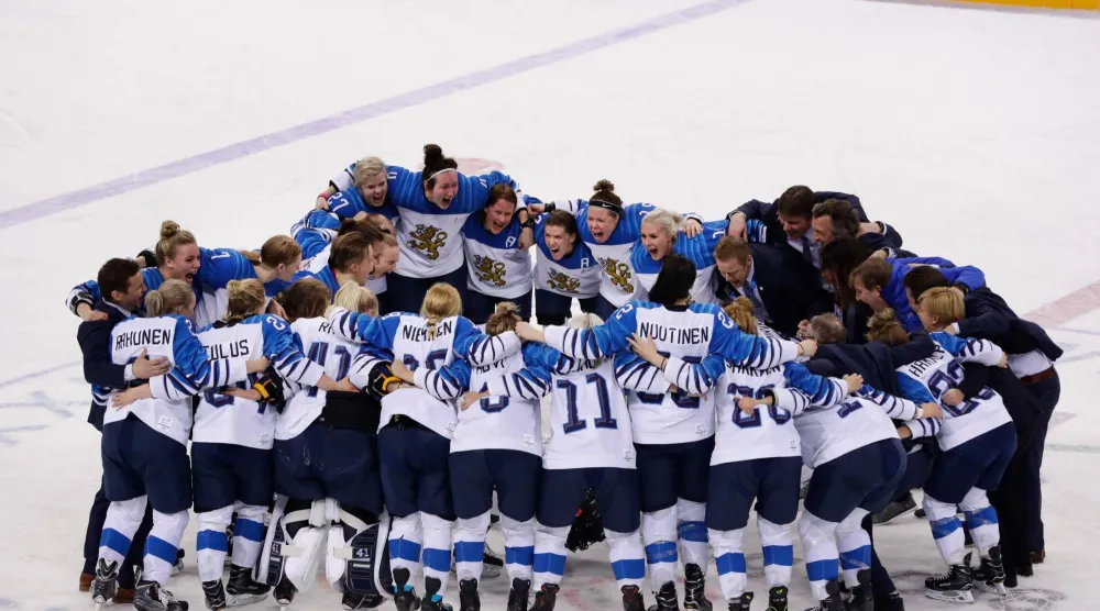 منتخب فنلندا (آ.ب).