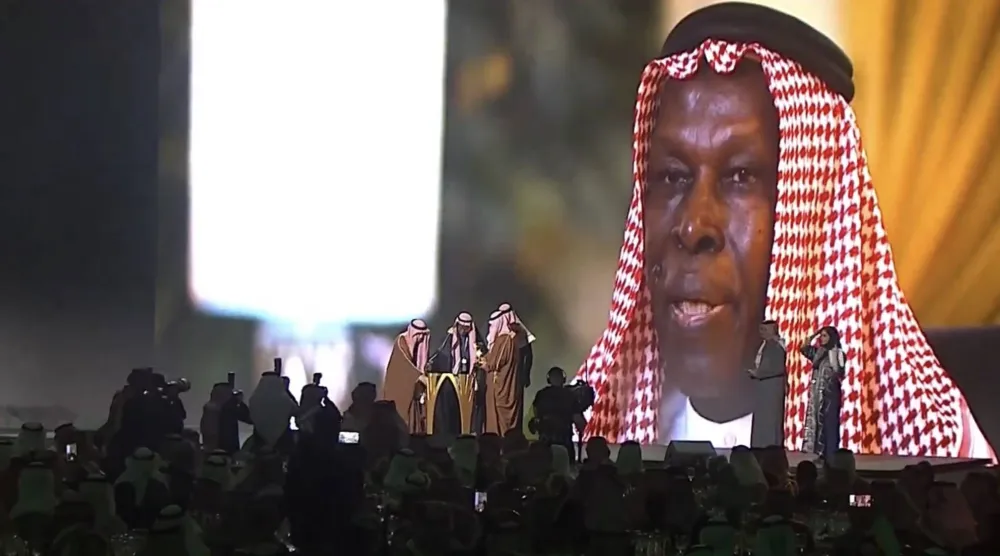 حفل جوائز «المنتدى السعودي للإعلام 2026» الذي عقد الأربعاء في الرياض (الشرق الأوسط)