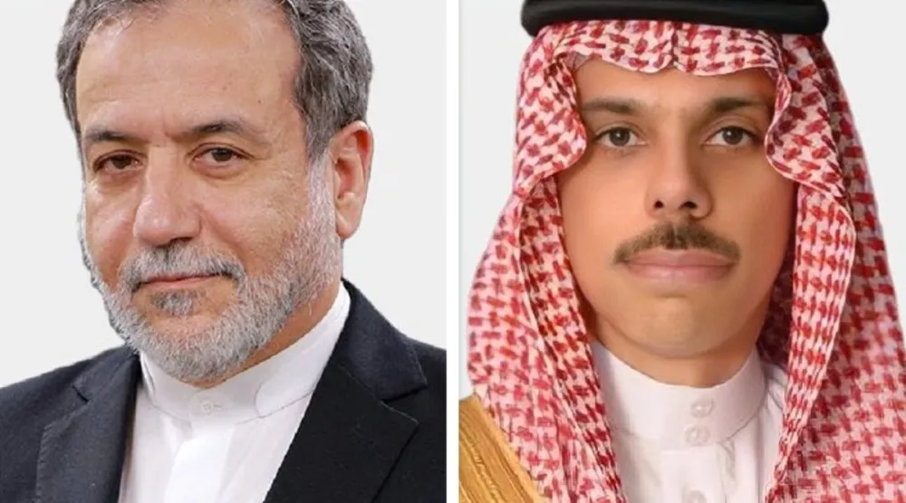 الأمير فيصل بن فرحان والوزير عباس عراقجي (الخارجية السعودية) 