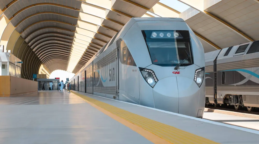 إحدى عربات قطارات «الخطوط الحديدية السعودية» (الشرق الأوسط)