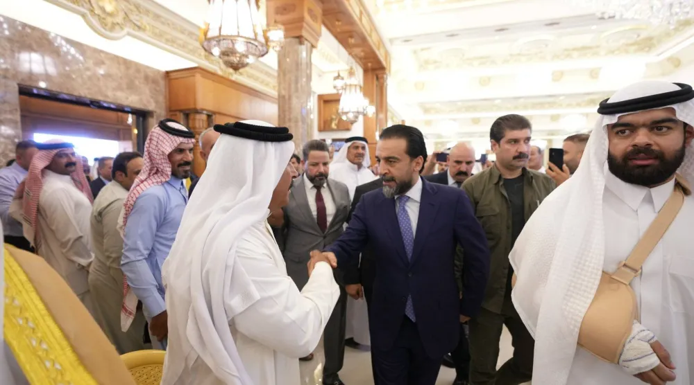 رئيس حزب «تقدم» محمد الحلبوسي (موقع الحزب)