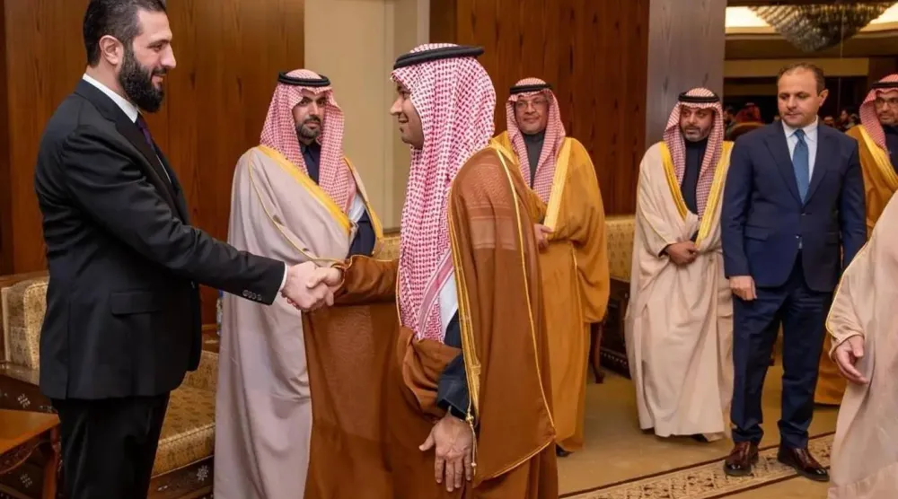 الرئيس السوري استقبل وزير الثقافة السعودي والوفد المرافق له بقصر المؤتمرات في دمشق الخميس (واس)