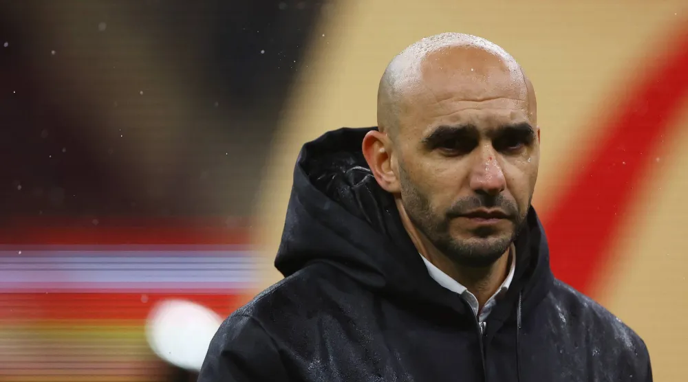 وليد الركراكي المدير الفني لمنتخب المغرب (رويترز)