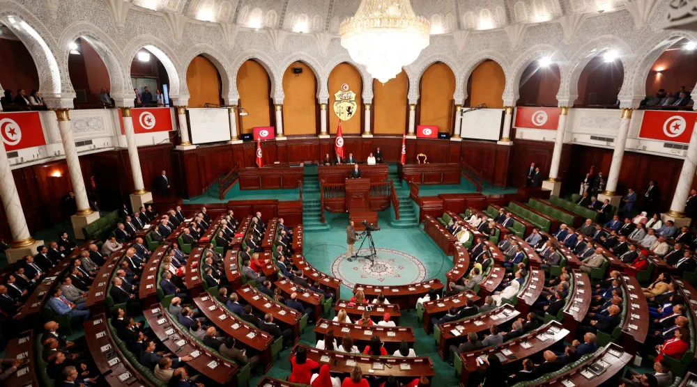 من جلسة سابقة للبرلمان التونسي (رويترز)