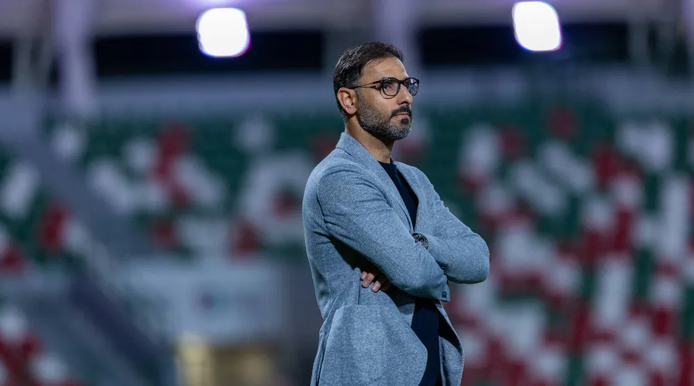 سعد الشهري مدرب الاتفاق (تصوير: عيسى الدبيسي) 