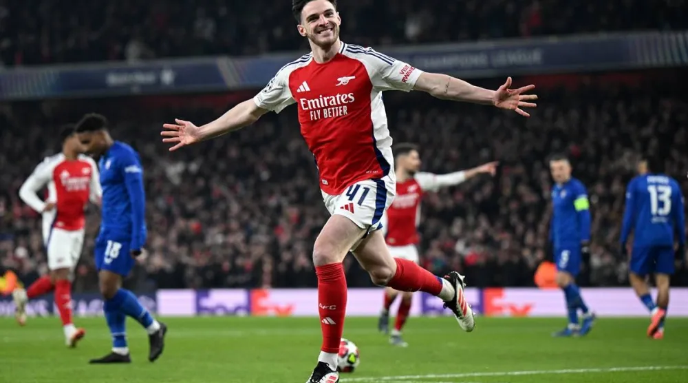 كان صعود رايس تدريجياً قبل أن يقدِّم مستويات مذهلة تجسَّدت في أدائه الرائع الموسم الحالي (غيتي)