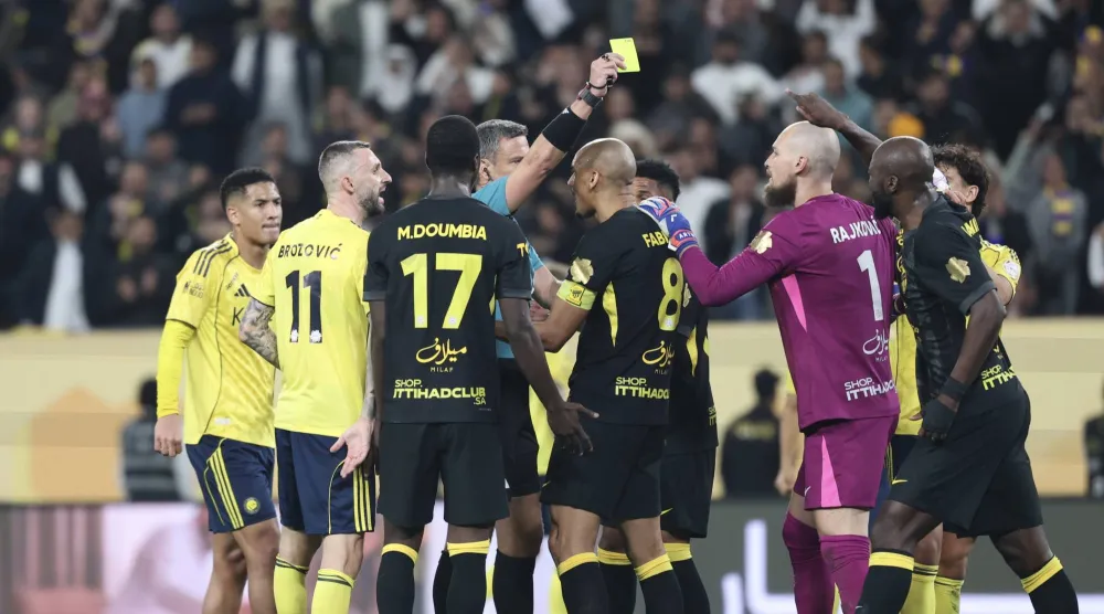 الاتحاد يرى أن حكم اللقاء تجاهل ركلتي جزاء (تصوير: عبدالعزيز النومان) 