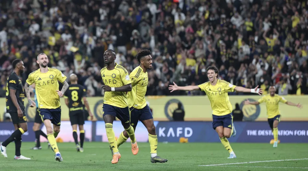 فرحة نصراوية جاءت في وقت ثمين في الموسم (عبد العزيز النومان)