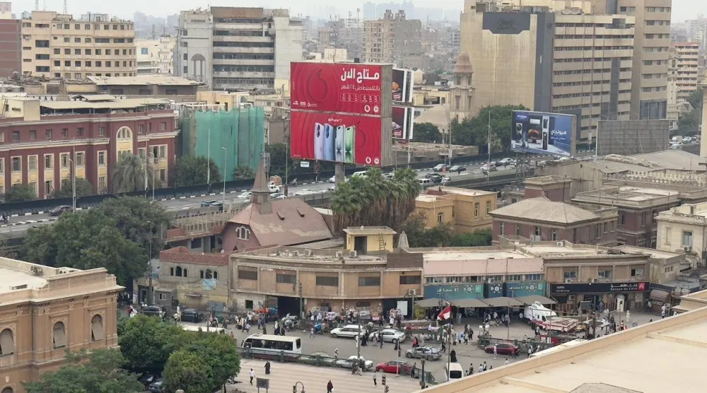 بنايات في وسط العاصمة القاهرة (الشرق الأوسط) 