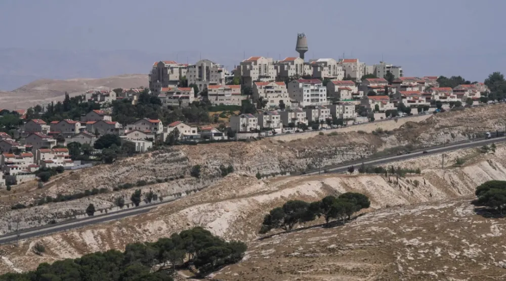A view of Israeli settlement of Maale Adumim, in the West Bank, Sunday, June 18, 2023. (AP)
