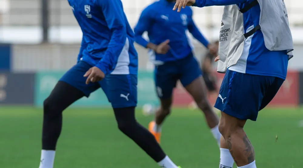 مالكوم خلال التدريبات (نادي الهلال)