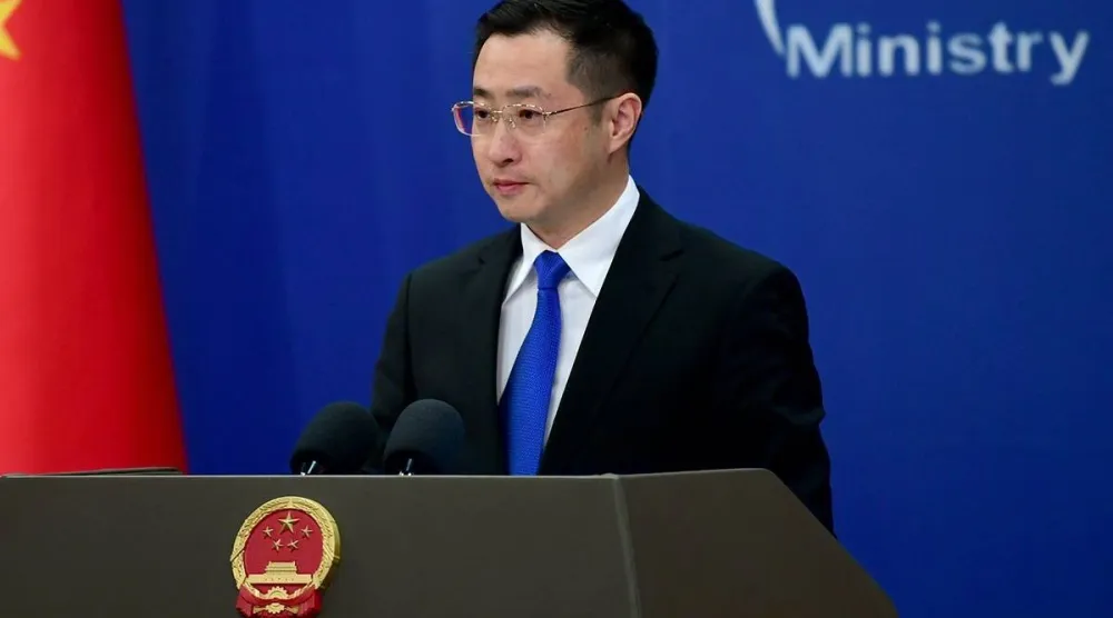 المتحدث باسم وزارة الخارجية الصينية لين جيان (حسابه عبر منصة «إكس»)