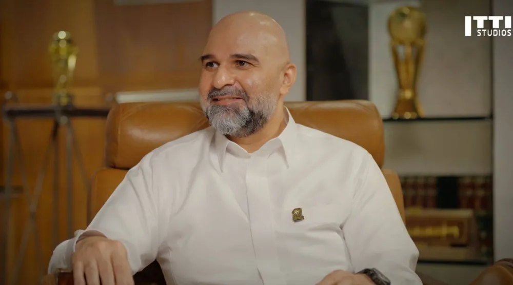 فهد سندي رئيس مجلس إدارة نادي الاتحاد (يوتيوب - نادي الاتحاد)