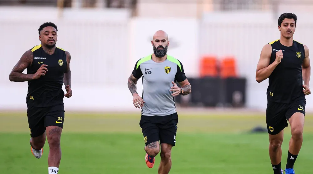 جانب من تدريبات الاتحاد (نادي الاتحاد)