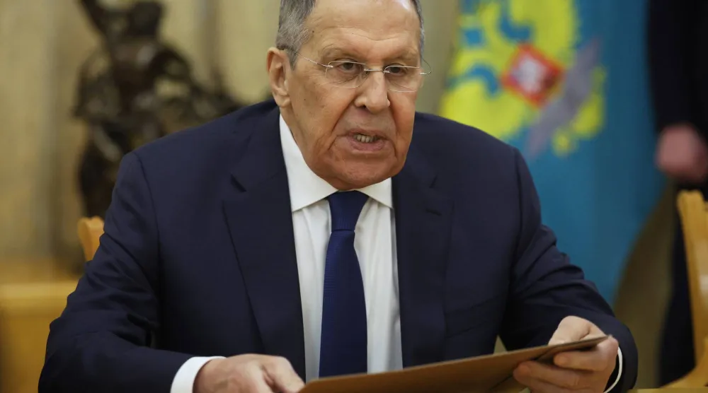 وزير الخارجية الروسي سيرغي لافروف (إ.ب.أ)