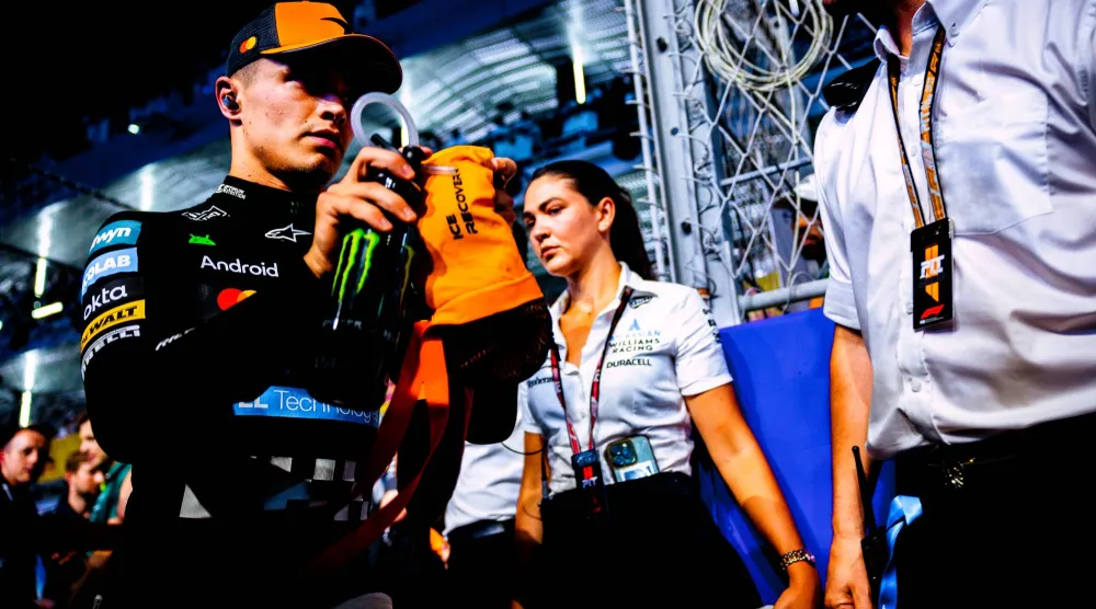 اعتمد نوريس وسائل التواصل الاجتماعي منصةً للتواصل المباشر مع الجماهير (فورمولا 1)