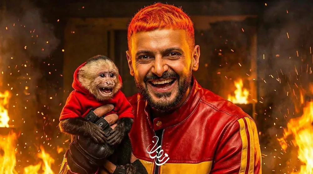 القرد المبرمج الذي يشارك مع رامز جلال (إم بي سي مصر)