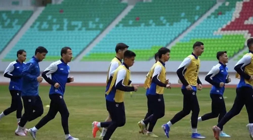 جانب من تحضيرات الفريق التركماني (حساب أركاداغ في انستغرام)