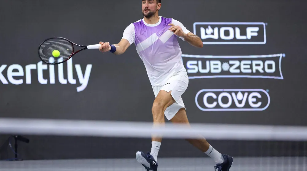 الكرواتي مارين شيليتش يحطم الأرقام في دالاس (إ.ب.أ)