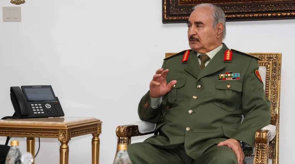 قائد «الجيش الوطني» الليبي المشير خليفة حفتر (إعلام القيادة العامة)