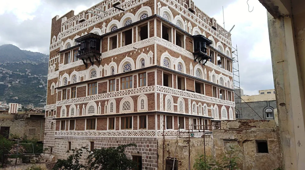 قصر الإمام بعد ترميمه في مدينة تعز القديمة باليمن (قائمة المراقبة لعام 2018)