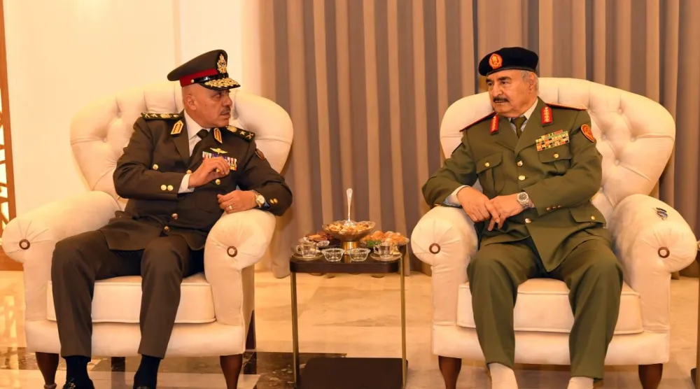 حفتر مستقبلاً رئيس أركان الجيش المصري (المتحدث العسكري المصري)