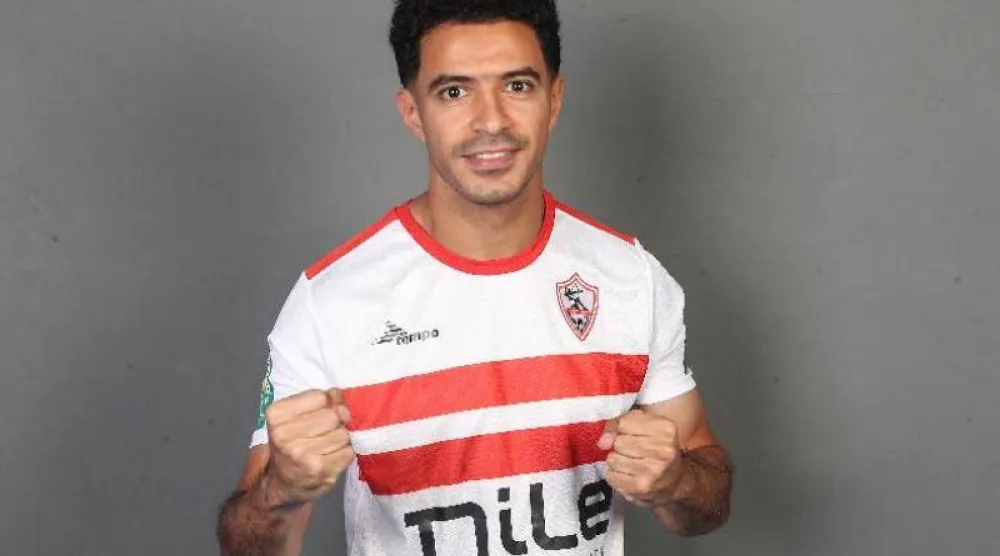 عمر جابر قائد الفريق الأول لكرة القدم بنادي الزمالك (نادي الزمالك)