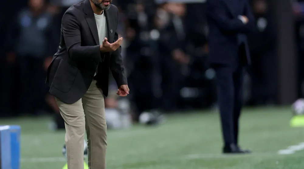 سعد الشهري مدرب فريق الاتفاق (تصوير: مشعل القدير)