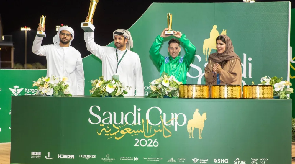من تتويج بطل الشوط الثامن في كأس السعودية (الشرق الأوسط)