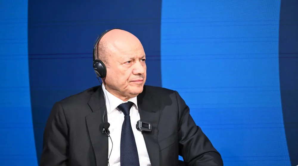 رئيس مجلس القيادة الرئاسي اليمني رشاد العليمي (سبأ)