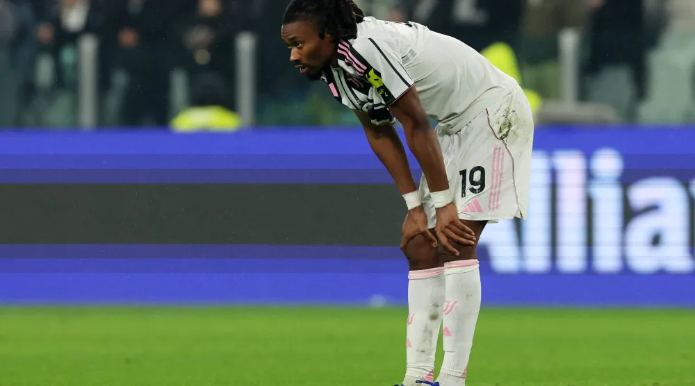 خيفرين تورام لاعب وسط يوفنتوس (رويترز)