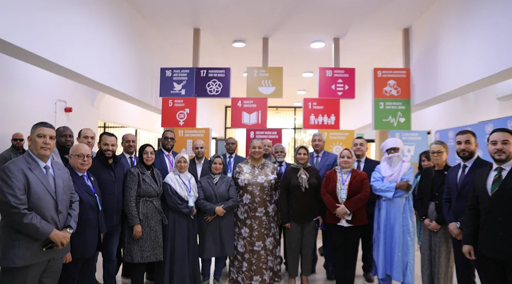 تيتيه خلال لقاء أعضاء المسار الاقتصادي (البعثة الأممية)