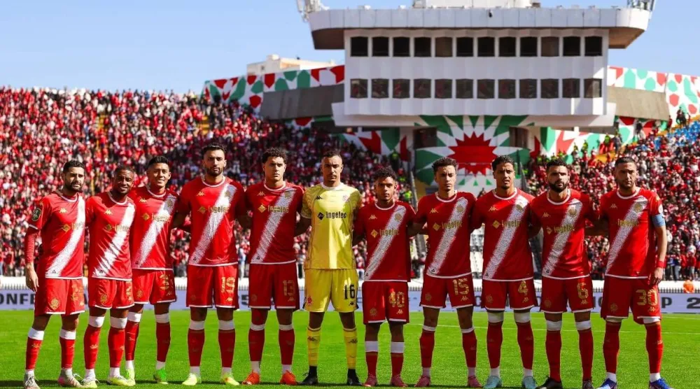 الوداد البيضاوي المغربي هزم عزام التنزاني وتأهل (نادي الوداد)