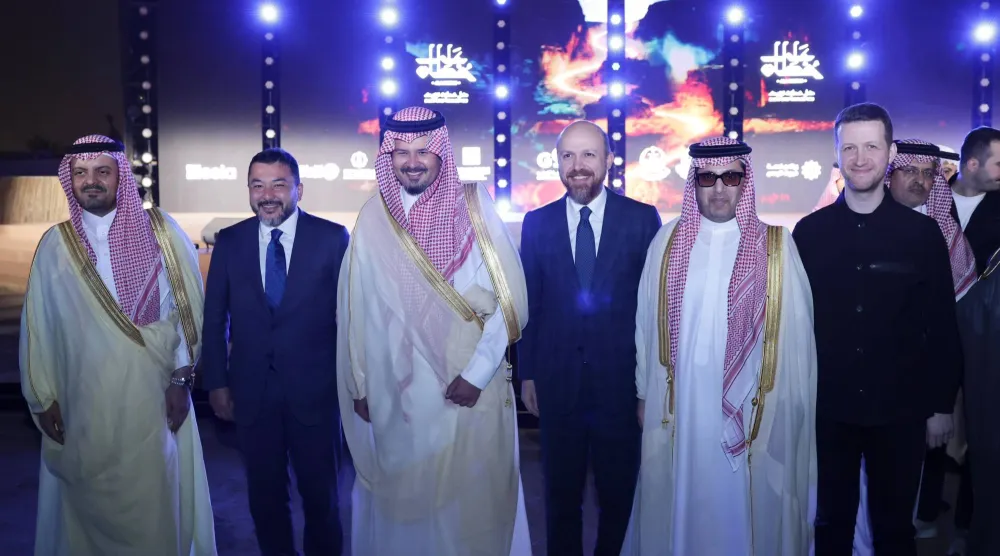 ضيوف حفل افتتاح مشروع «على خطاه» بالمدينة المنورة (حساب آل الشيخ في «إكس»)