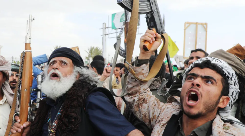 الحوثيون متهمون بارتكاب آلاف الانتهاكات لحقوق الإنسان في اليمن (أ.ب)