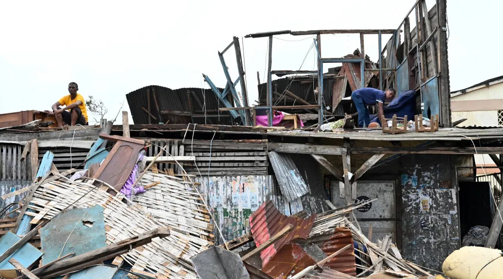 تسبّب ​الإعصار ⁠في نزوح ​16428 ⁠شخصاً وفقدان 15 وإصابة 804 أشخاص (أ.ب)