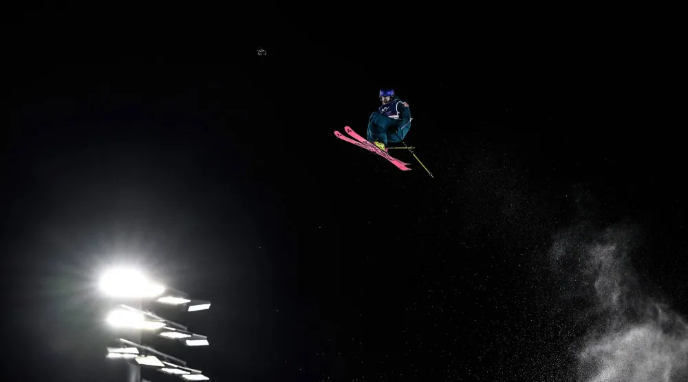 السويسرية ماتيلد غريمو لن تشارك في نهائي الهوائي الكبير (أ.ف.ب)