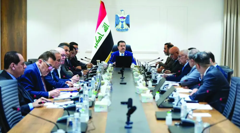 Sudani, Ekonomik Konsey toplantısında (Başbakanlık Ofisi)