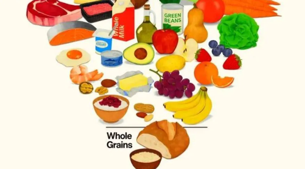 الهرم الغذائي الجديد (موقع وزارة الزراعة الأميركية)
