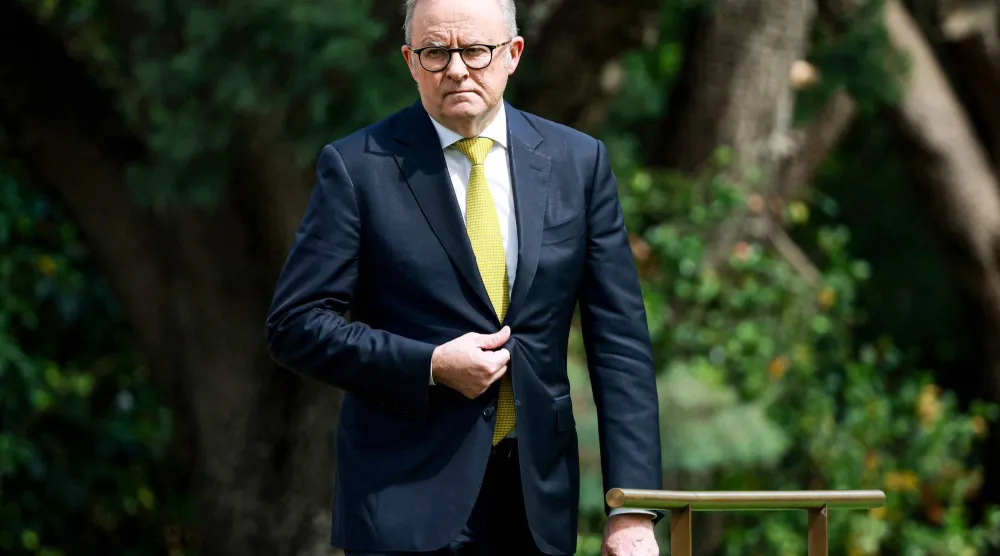 رئيس الوزراء الأسترالي أنتوني ألبانيز (أ.ف.ب)