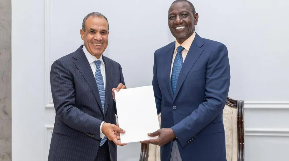 الرئيس الكيني ويليام روتو يلتقي وزير الخارجية المصري ويتسلم رسالة خطية من السيسي (وزارة الخارجية المصرية)