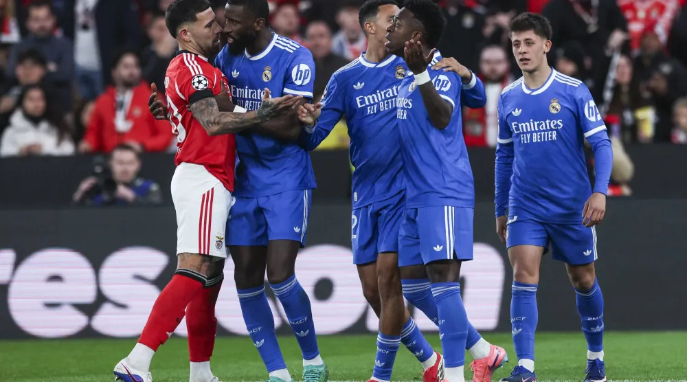 ريال مدريد هزم بنفيكا بعد مباراة مثيرة (إ.ب.أ)