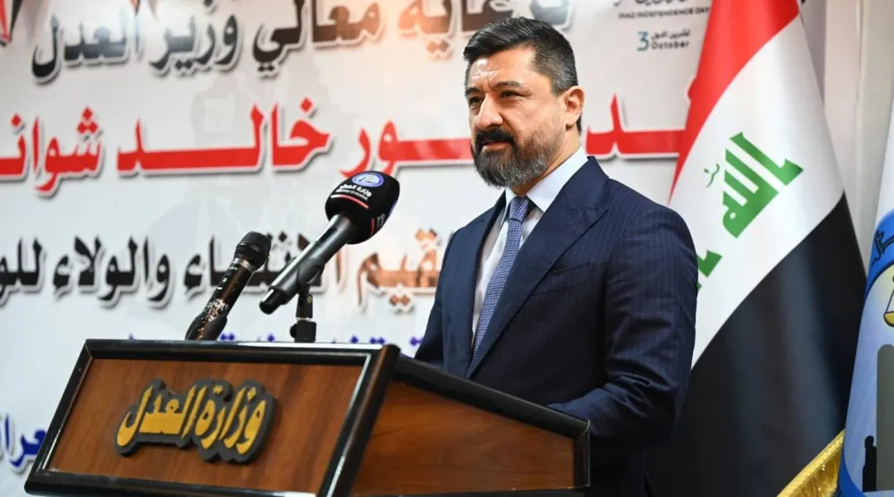 وزير العدل العراقي خالد شواني (واع)