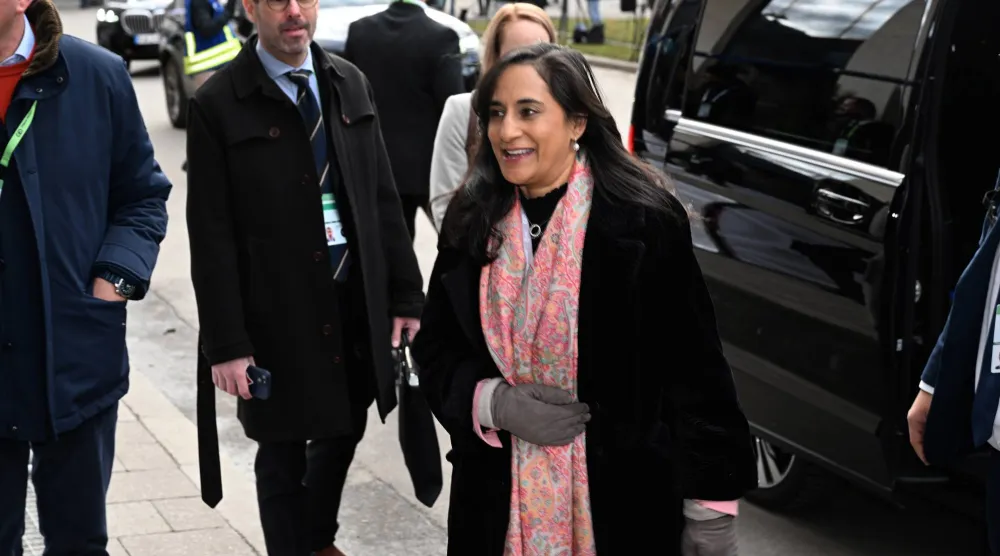 وزيرة خارجية كندا أنيتا أناند خلال فعالية في ألمانيا يوم 13 فبراير 2026 (د.ب.أ)